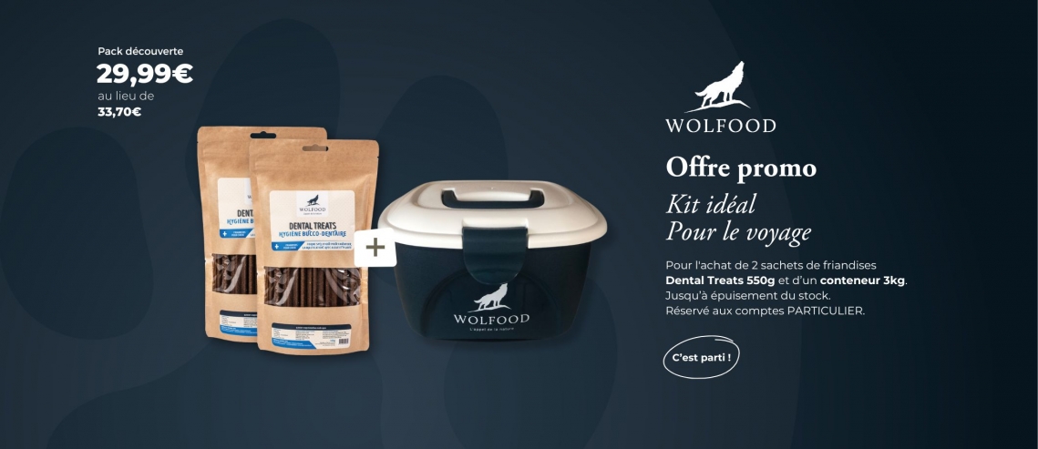 CONTENEUR WOLFOOD 3KG