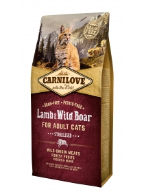 Image produit  LAMB WILD BOAR  CAT ADULT STERILISED