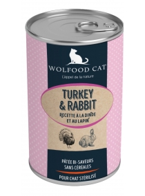 Image produit Boites chat STERILIZED TURKEY & RABBIT